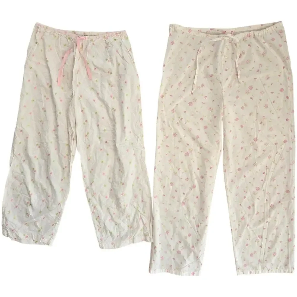 Vintage floral pj pants bundle